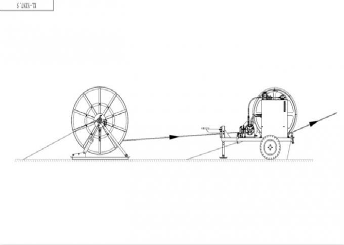 Napinacz przewodów hydraulicznych o napięciu 0,75 tony / napinacz linki